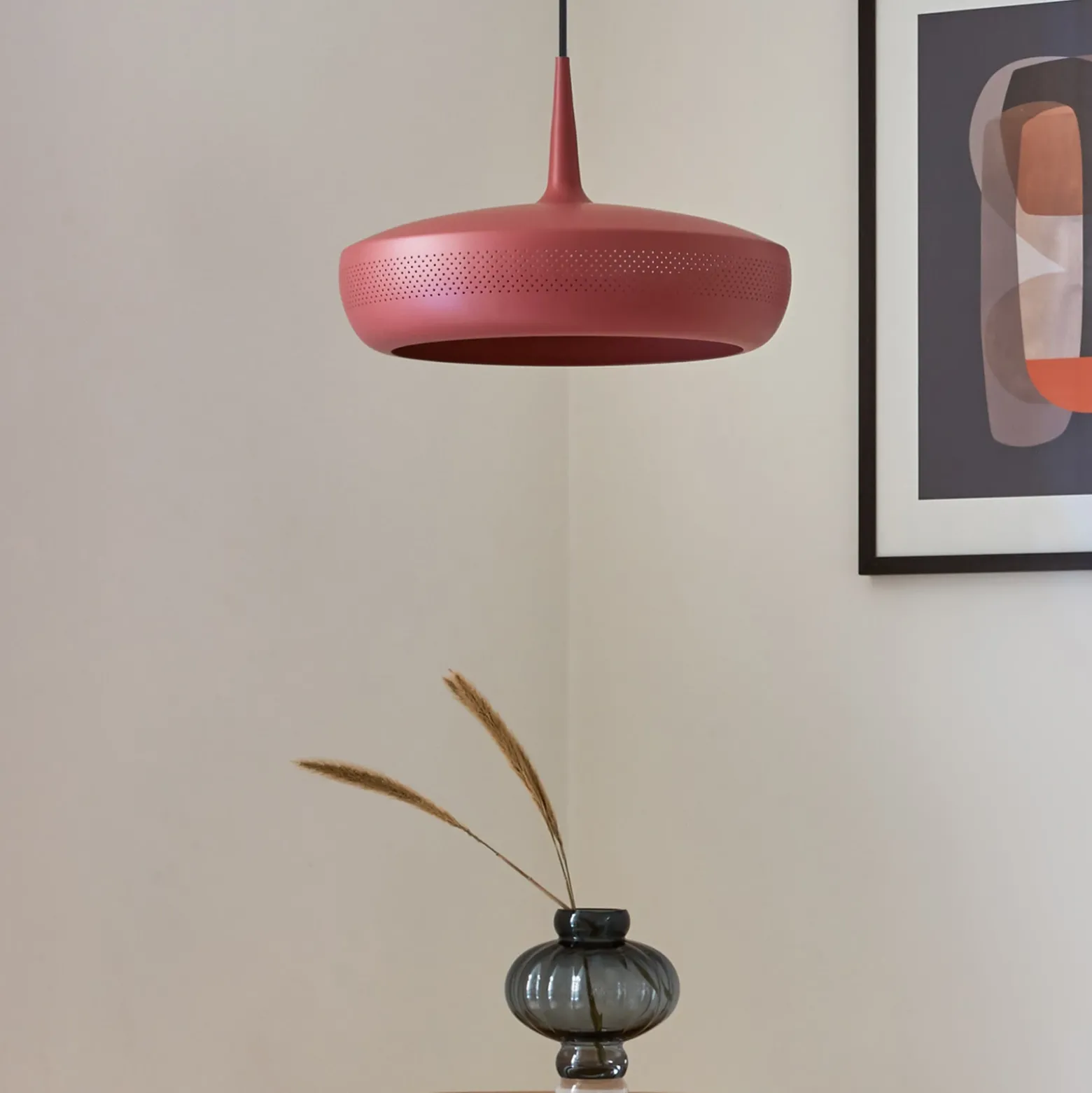 UMAGE Clava Dine lámpara colgante colores coral