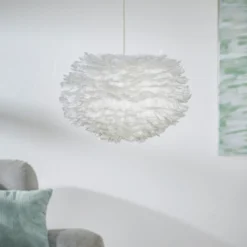 UMAGE Eos lámpara colgante medium, blanco
