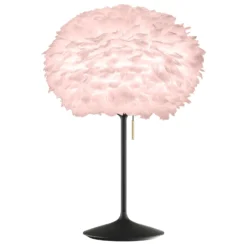 UMAGE Eos Medium lámpara de mesa rosa/negro