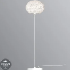 UMAGE Eos medium lámpara de pie en blanco
