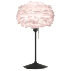 UMAGE Eos mini lámpara de mesa rosa/negro
