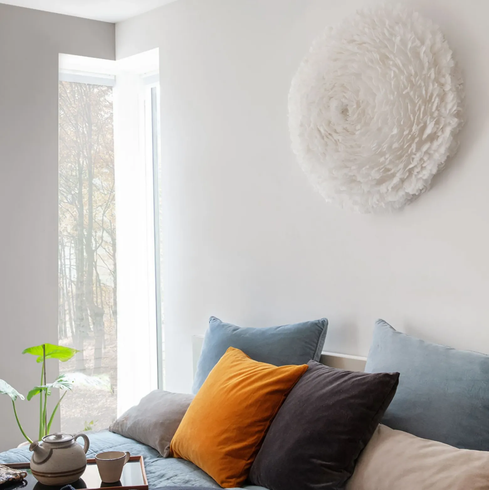 UMAGE Eos Up large lámpara de pared, blanco