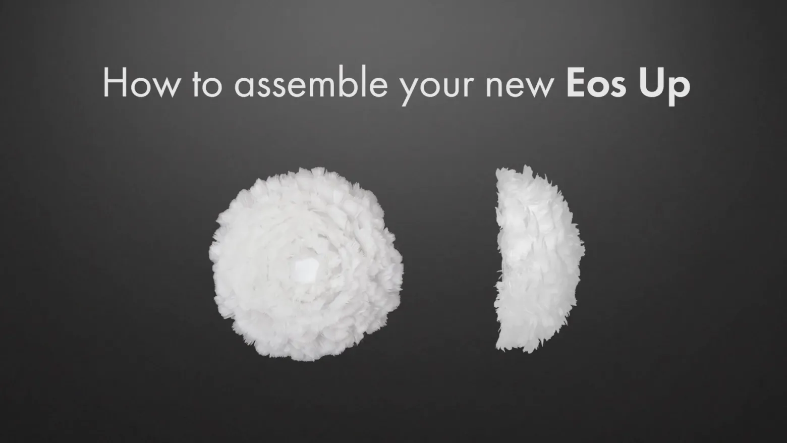 UMAGE Eos up - lámpara de techo de color blanco