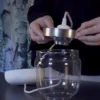 UMAGE Lámpara colgante Bellota 3 luces latón ámbar