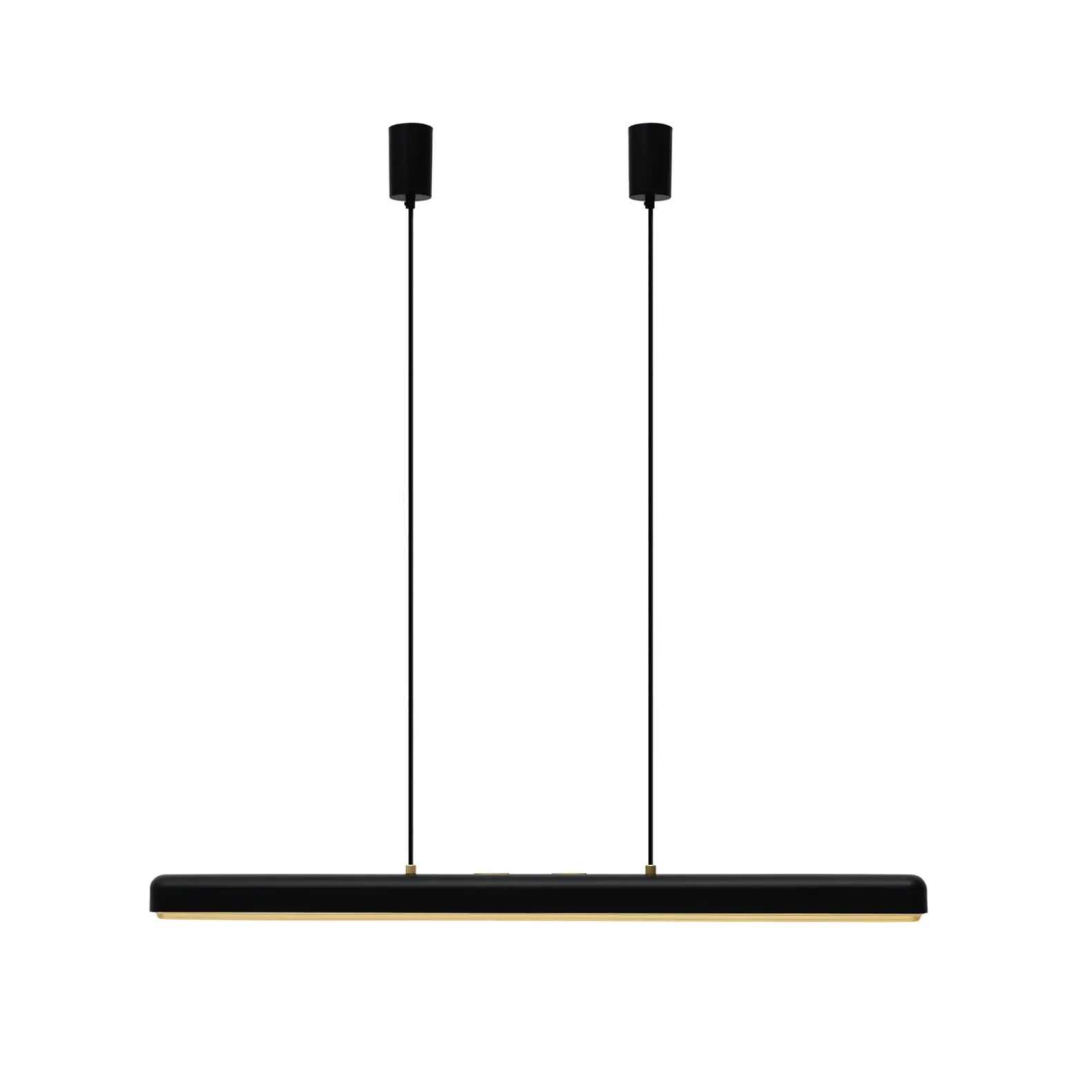 UMAGE Lámpara colgante LED Hazel Branch, negro/latón, 100 cm
