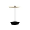 UMAGE lámpara de mesa LED recargable Asteria Move perla blanco/negro 31cm