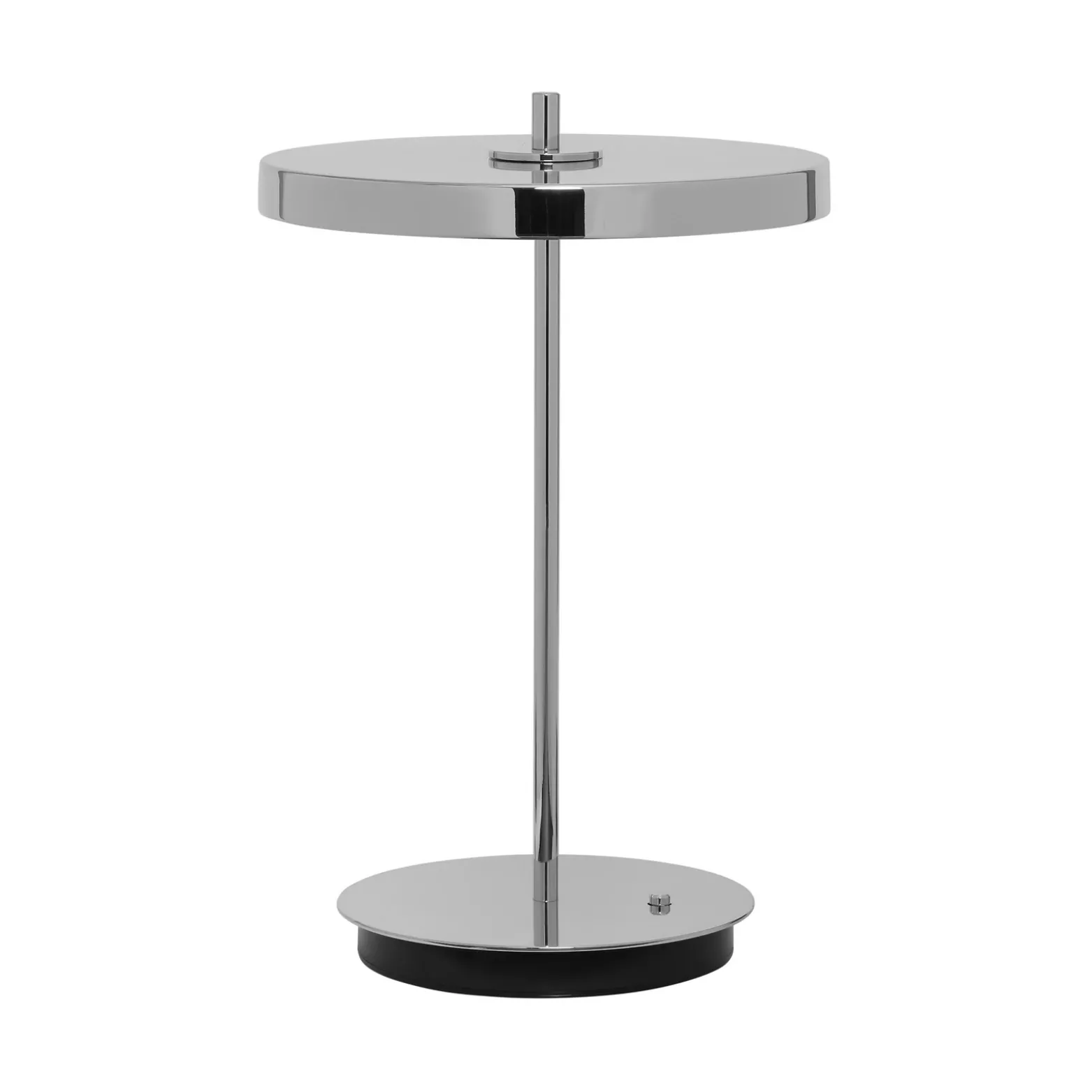 UMAGE lámpara de mesa LED recargable Asteria Move, acero pulido, 31 cm
