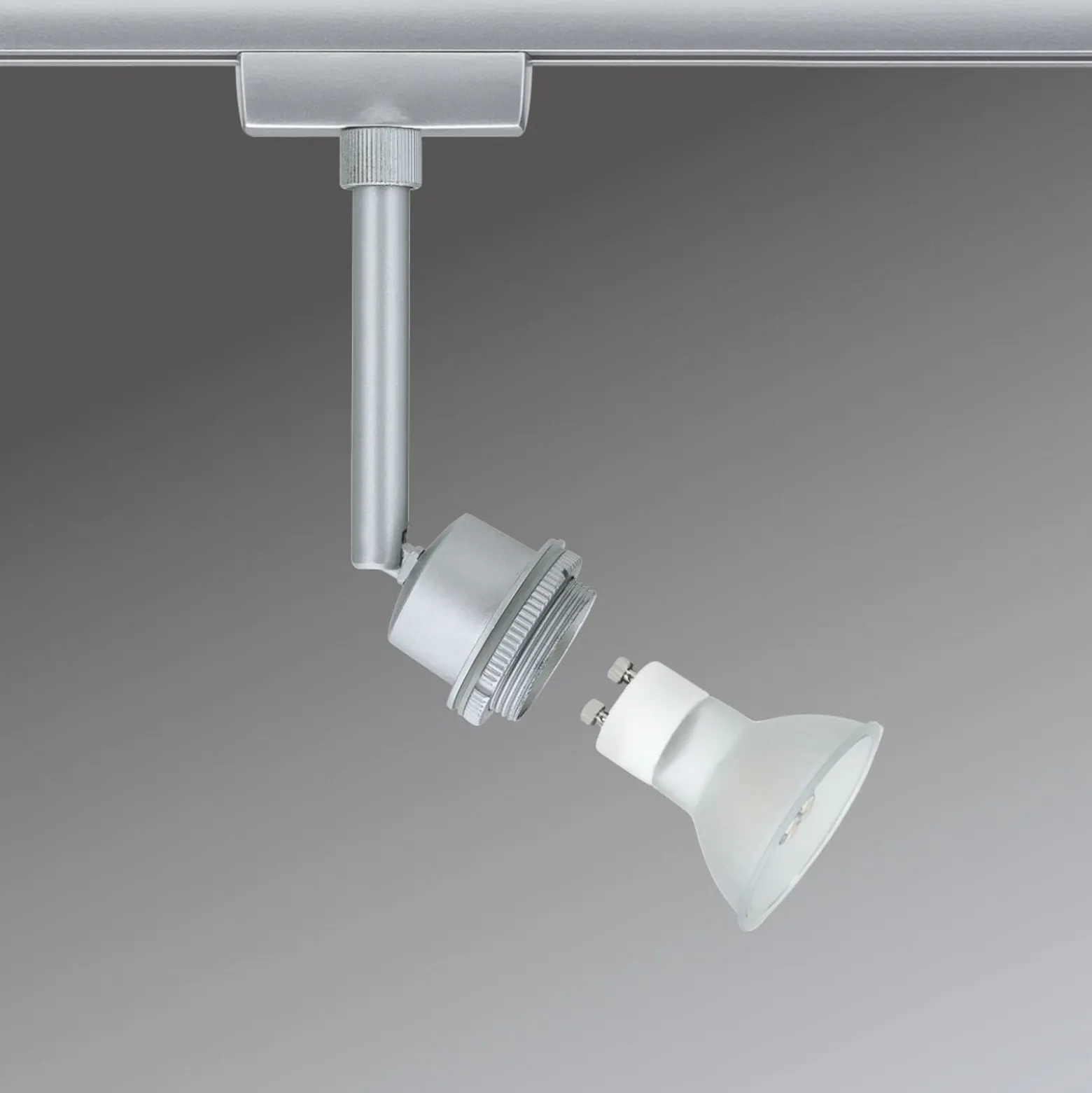 URail foco LED 3,5 W GZ10 cromo mate