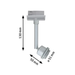 URail foco LED 3,5 W GZ10 cromo mate
