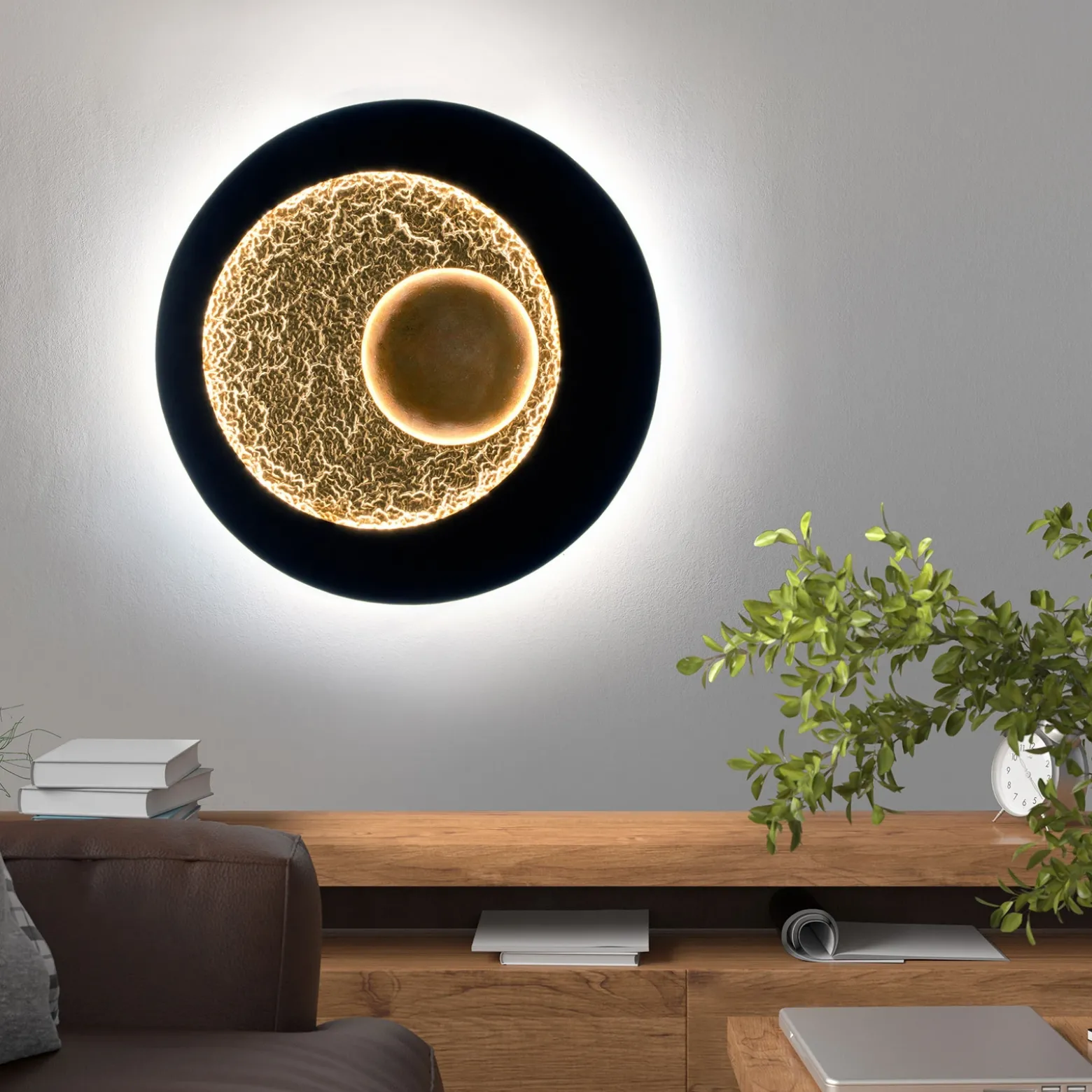 Urano aplique de pared LED, diseño elegante