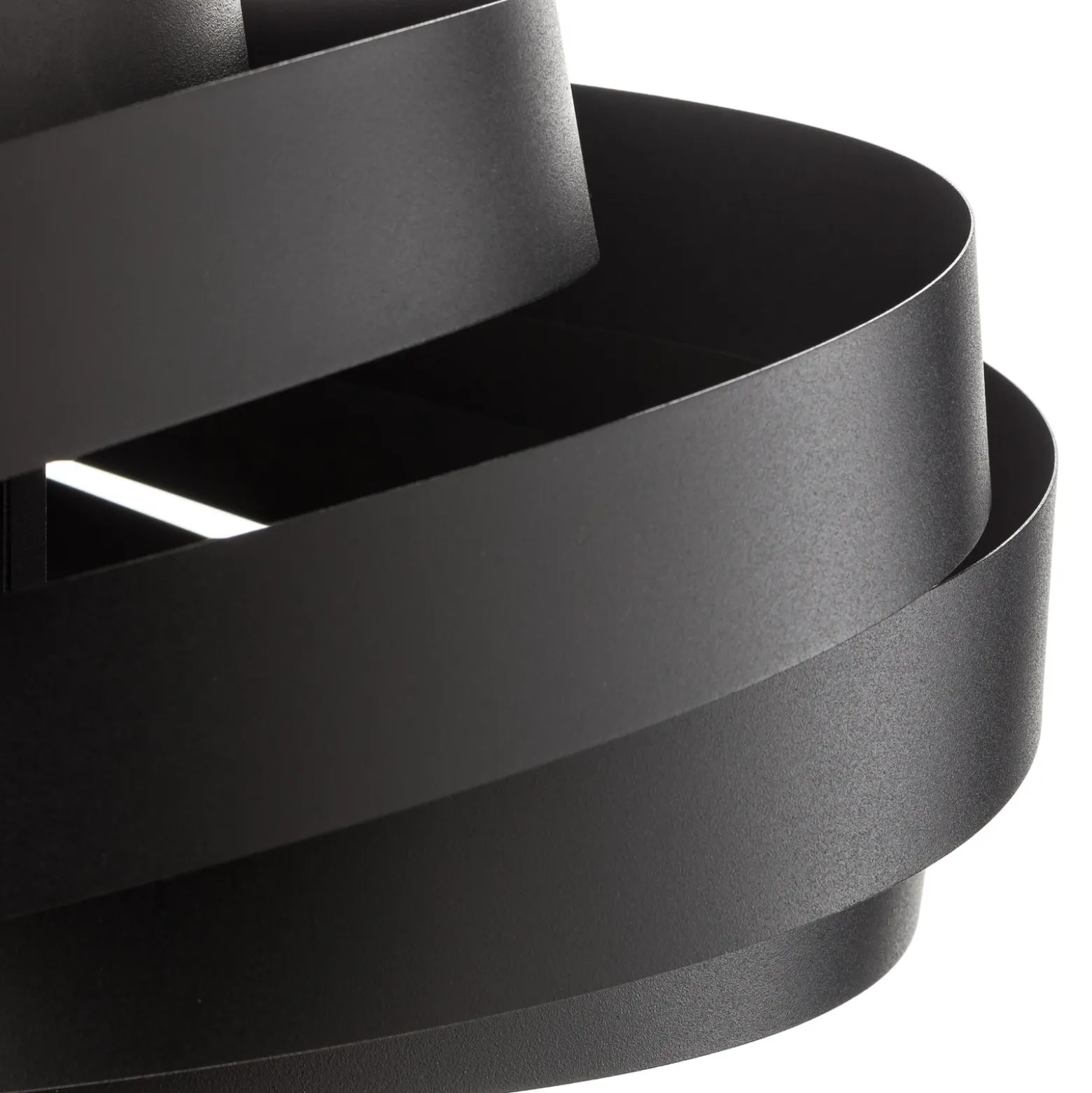 Vento lámpara colgante, negro, Ø 50 cm, metal, E27