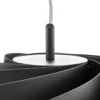Vento lámpara colgante, negro, Ø 50 cm, metal, E27