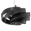 Vento lámpara colgante, negro, Ø 40 cm, metal, E27