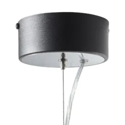 Vento lámpara colgante, negro, Ø 60 cm, metal, E27