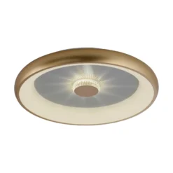 Vertigo Plafón LED, CCT, Ø 61,5 cm, latón