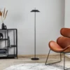 Vibia Mayfair - Lámpara de pie LED, gris grafito