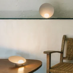 Vibia Musa 7404 lámpara de mesa, batería, gris