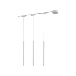 48V Lumaro sistema de riel, colgante, bombilla tubular, 3 luces, blanco, CCT