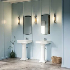 Wellington1 aplique para baño, cromo, 1 luz, altura 40 cm