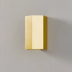 WEVER & DUCRÉ Hexo mini 1.0 Aplique de pared 11.5cm dorado