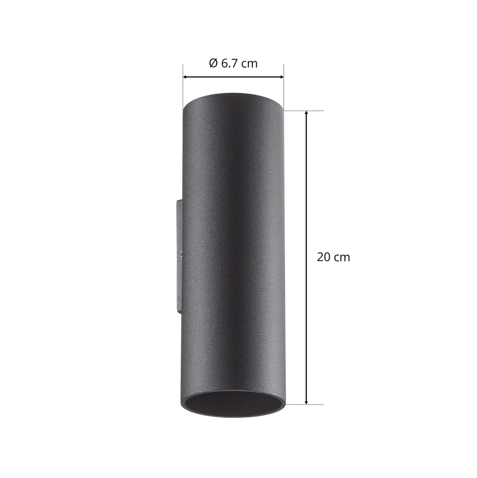 WEVER & DUCRÉ Ray mini 2.0, aplique de pared negro