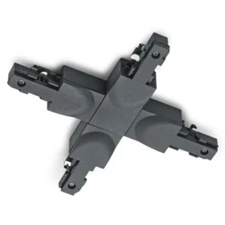 X-connector DUOline riel bifásico, negro mate