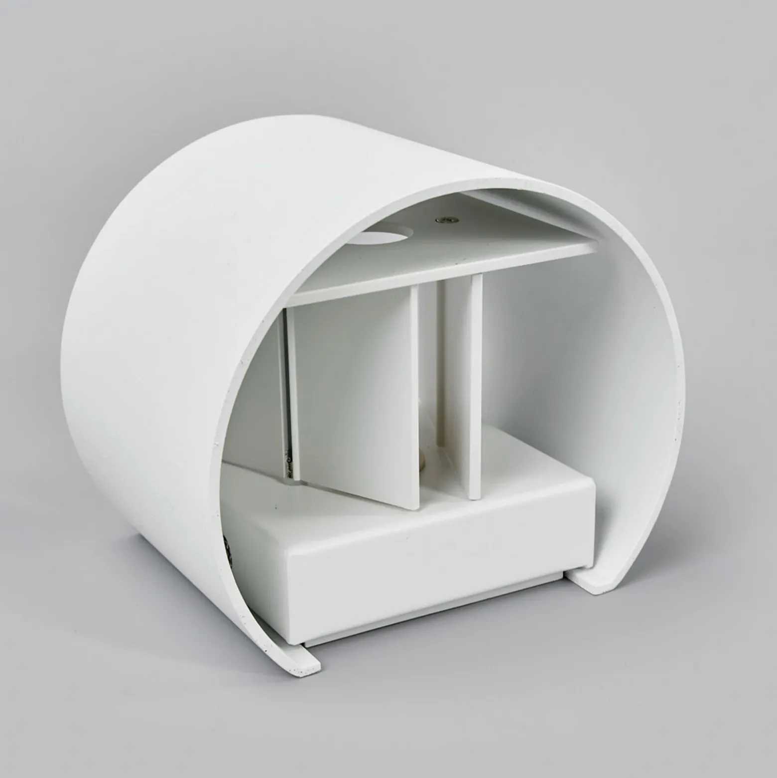 Xio aplique de pared LED, anchura 13 cm, blanco