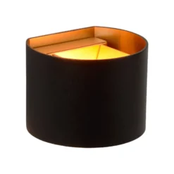 Xio aplique de pared LED, anchura 13 cm, negro