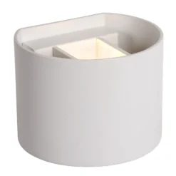 Xio aplique de pared LED, anchura 13 cm, blanco
