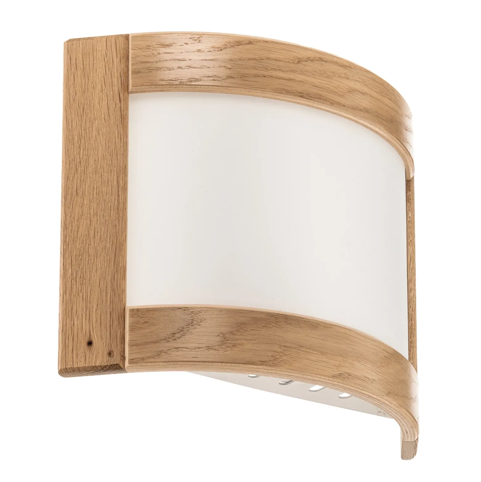 Zanna aplique de pared de madera, altura 22 cm, roble claro