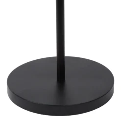 Zenith Lámpara LED de pie con lámpara de lectura LED, negro