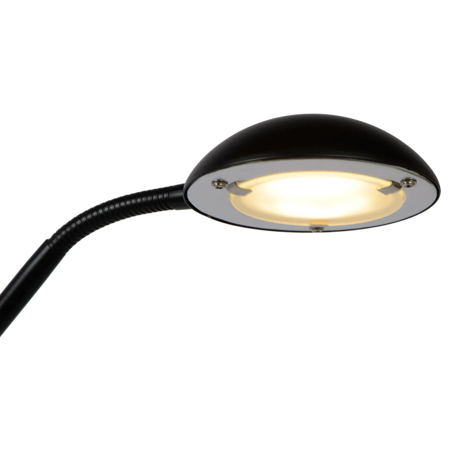 Zenith Lámpara LED de pie con lámpara de lectura LED, negro
